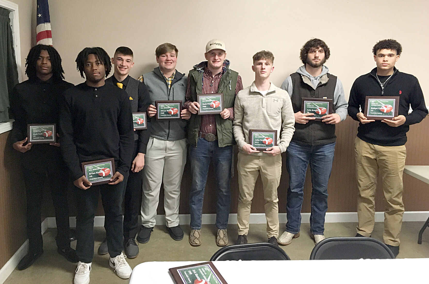 Nine Jackets recognized as all-region